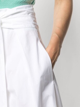 Alexandre Vauthier High-Rise Asymmetric Midi Skirt