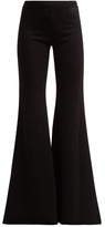 Thumbnail for your product : Vetements Flared Cotton Track Pants - Black