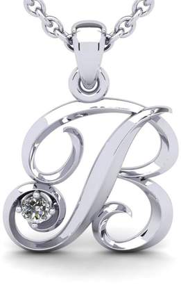 Passiana White Initial Necklace