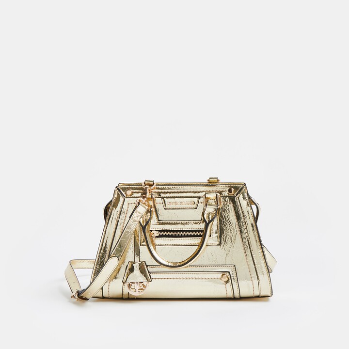 metallic handbag