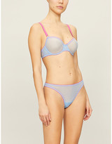 Thumbnail for your product : Dora Larsen Marnie stretch-mesh thong