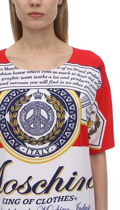 Moschino Sable Printed T-Shirt Dress