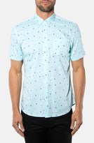 Thumbnail for your product : 7 Diamonds 'Summer Girls' Trim Fit Short Sleeve Print Woven Shirt