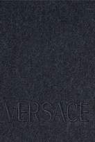 Thumbnail for your product : Versace Fringed Wool-Felt Scarf