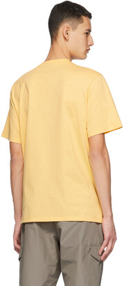 MSGM Yellow Micro Logo T-Shirt