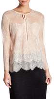 Thumbnail for your product : The Kooples Mix Wave Lace Shirt