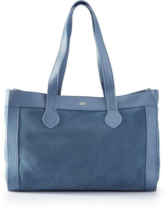 Mark & Graham Leather and Suede Tote