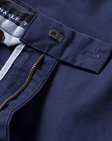 Thumbnail for your product : Charles Tyrwhitt Marine blue classic fit flat front chinos
