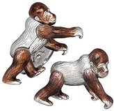 Thumbnail for your product : Jan Leslie Gorilla Cuff Links