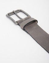 Thumbnail for your product : ASOS Leather Belt In Grey