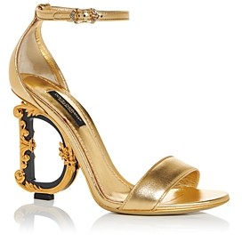 d and g gold heels