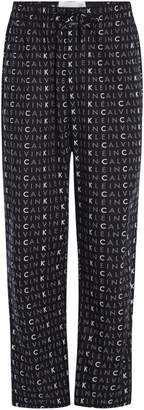Calvin Klein Men's Woven Chevron Logo Pyjama Pants