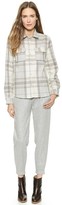 Thumbnail for your product : A.P.C. Plaid Button Down Shirt