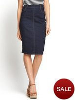Thumbnail for your product : South Denim Side Zip Pencil Skirt