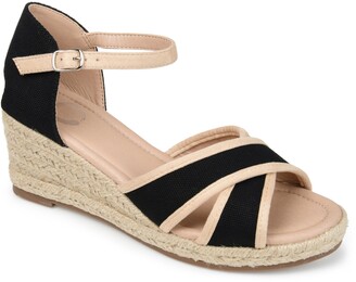 black espadrille heels