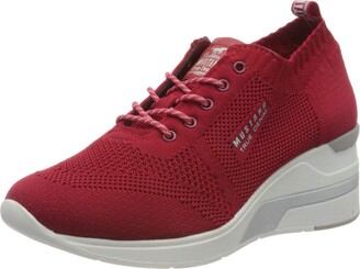 red ladies trainers uk