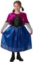 Thumbnail for your product : Disney Frozen Girls Deluxe Anna (Travelling Outfit) - Child Costume