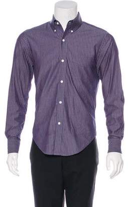 Band Of Outsiders Striped Button-Up Shirt
