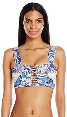 Maaji Women's Hashtag Blue Lover Fashion Bikini Top
