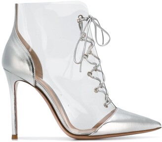 Gianvito Rossi Lace-Up Ankle Boots
