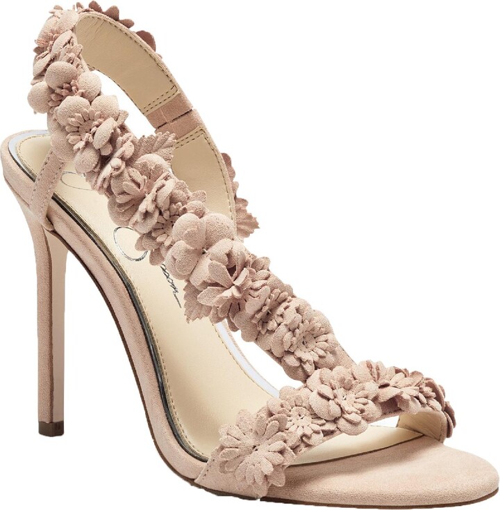 Jessin Womens Applique Dress Sandals