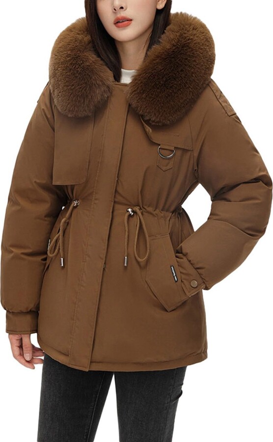 MODSGUE Quilted Coat Women's Winter Warm Winter Jacket Soft Winter