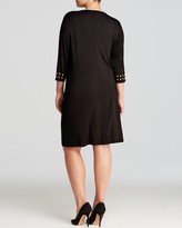 Thumbnail for your product : Karen Kane Stud Trim Dress
