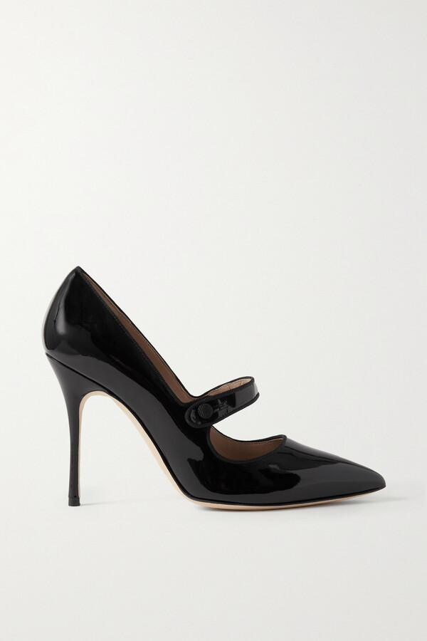Leather Pointed Toe Mary Jane Heels | Shop the world's largest 