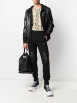 Thumbnail for your product : Philipp Plein Hooded Leather Jacket