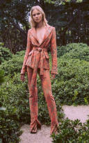Thumbnail for your product : Alexis Malda Jacquard Belted Wrap Blazer