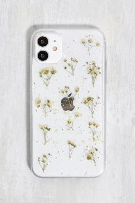 Urban Outfitters Recover White Glitter Flower iPhone 11/XR Phone Case - White ALL at