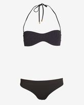 Thumbnail for your product : Ephemera Basket Weave Bandeau Bikini