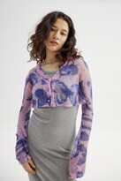 Thumbnail for your product : Urban Outfitters Sadie Printed Semi-Sheer Cardigan