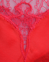 Thumbnail for your product : Agent Provocateur Celeste Kimono Red