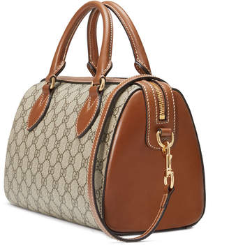 Gucci GG Supreme Small Top-Handle Bag, Beige