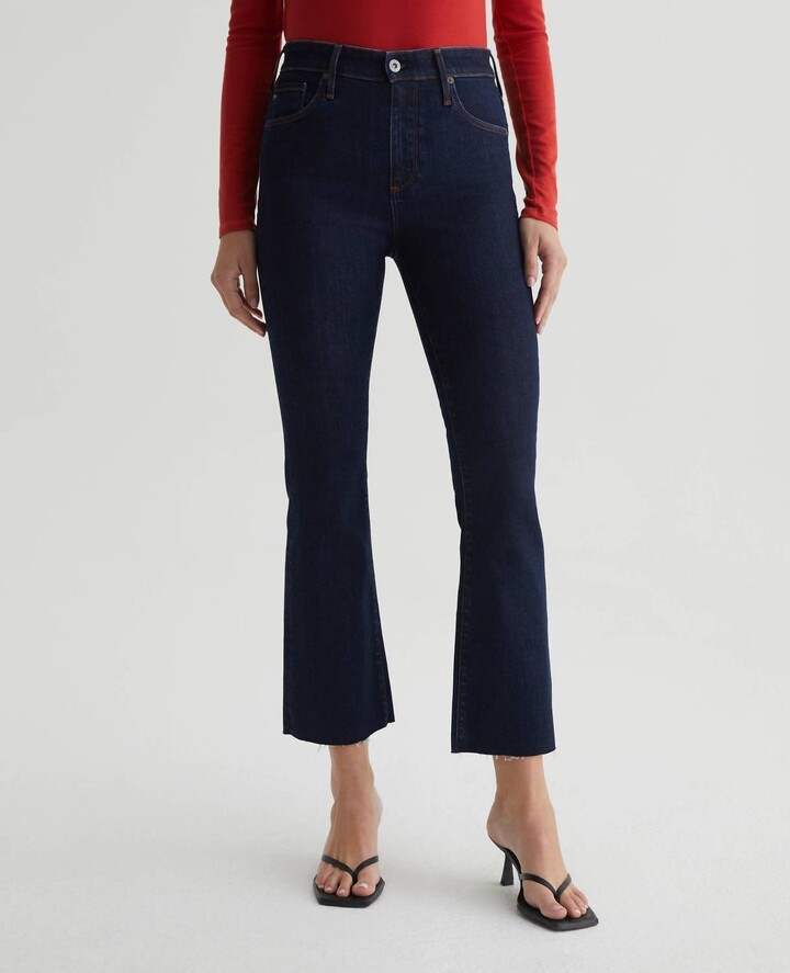AG Jeans Farrah Boot Crop Jeans In Modern Indigo