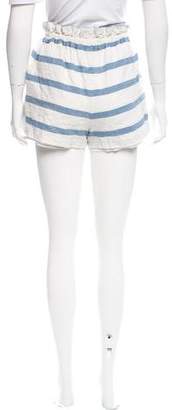 Mara Hoffman Striped Mini Shorts