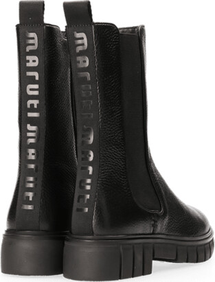 Maruti Tobi Black Leather Boots - ShopStyle