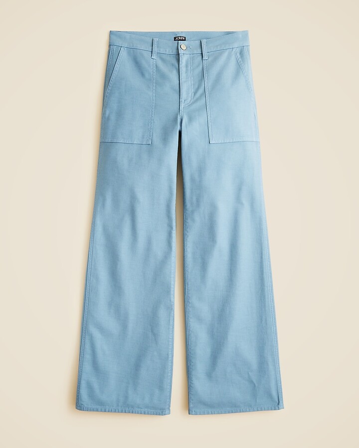 J.Crew Camp-pocket wide-leg pant