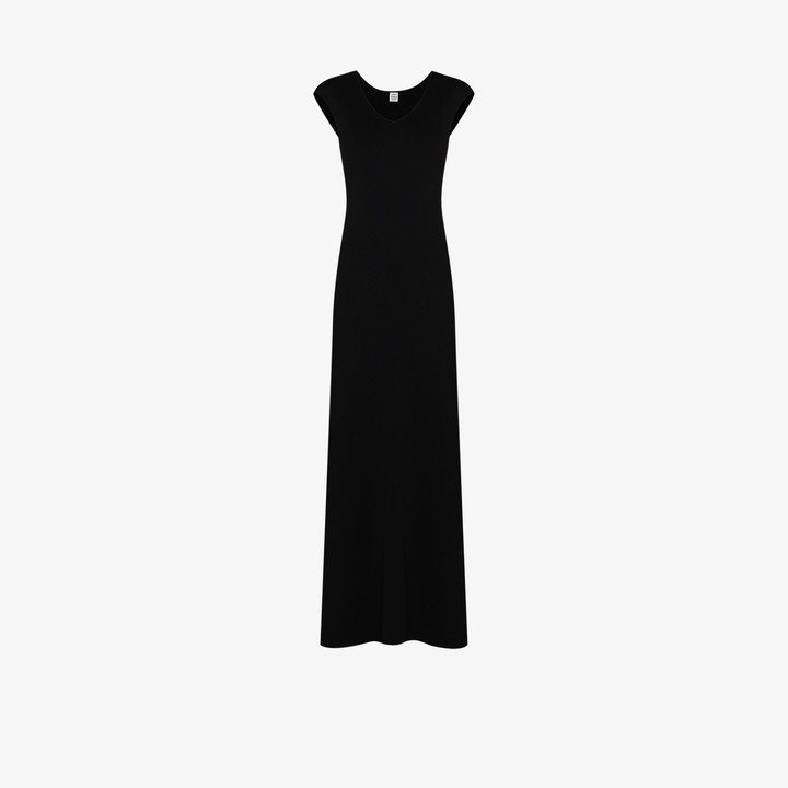 Totême Cap Sleeve Knit Maxi Dress ShopStyle