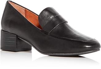 Kenneth Cole By Kenneth Cole Women's Eliot Leather Block Heel Loafers