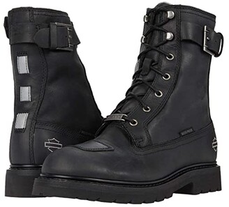 mens ankle boots with velcro fastening