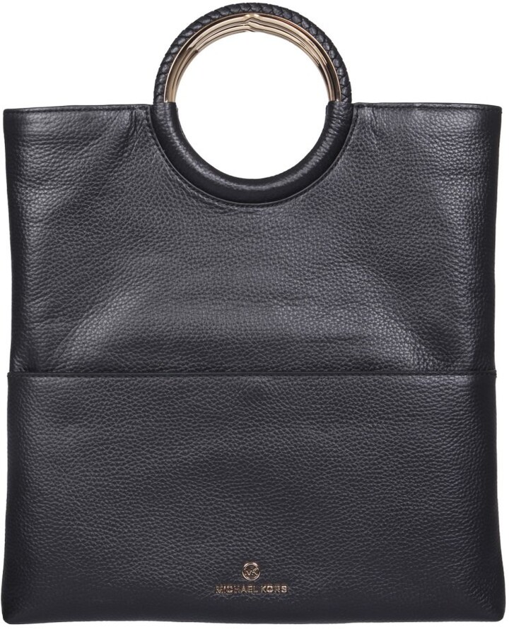 bedford travel large logo stripe dome tote bag