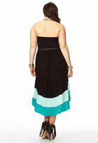 Thumbnail for your product : Forever 21 FOREVER 21+ Posh Colorblocked Dress w/ Belt