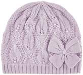 Thumbnail for your product : Monsoon Girls Maria Lilac Crochet Beanie