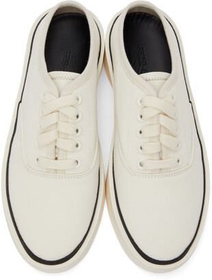 Fear Of God White Canvas 101 Backless Sneakers