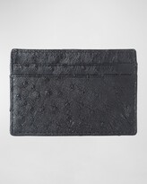 Thumbnail for your product : Abas Men's Flat Ostrich Card Case