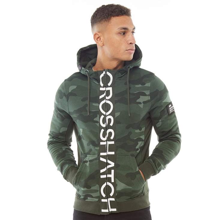 crosshatch camo hoodie