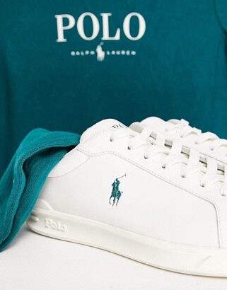 Polo Ralph Lauren x ASOS exclusive collab court sneakers in cream with pony  logo - ShopStyle