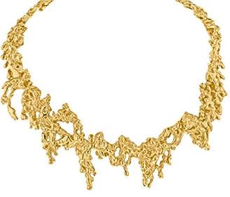 Annelise Michelson Women's 18ct Yellow Gold Plated Drops Neckpiece of Length 14.5cm